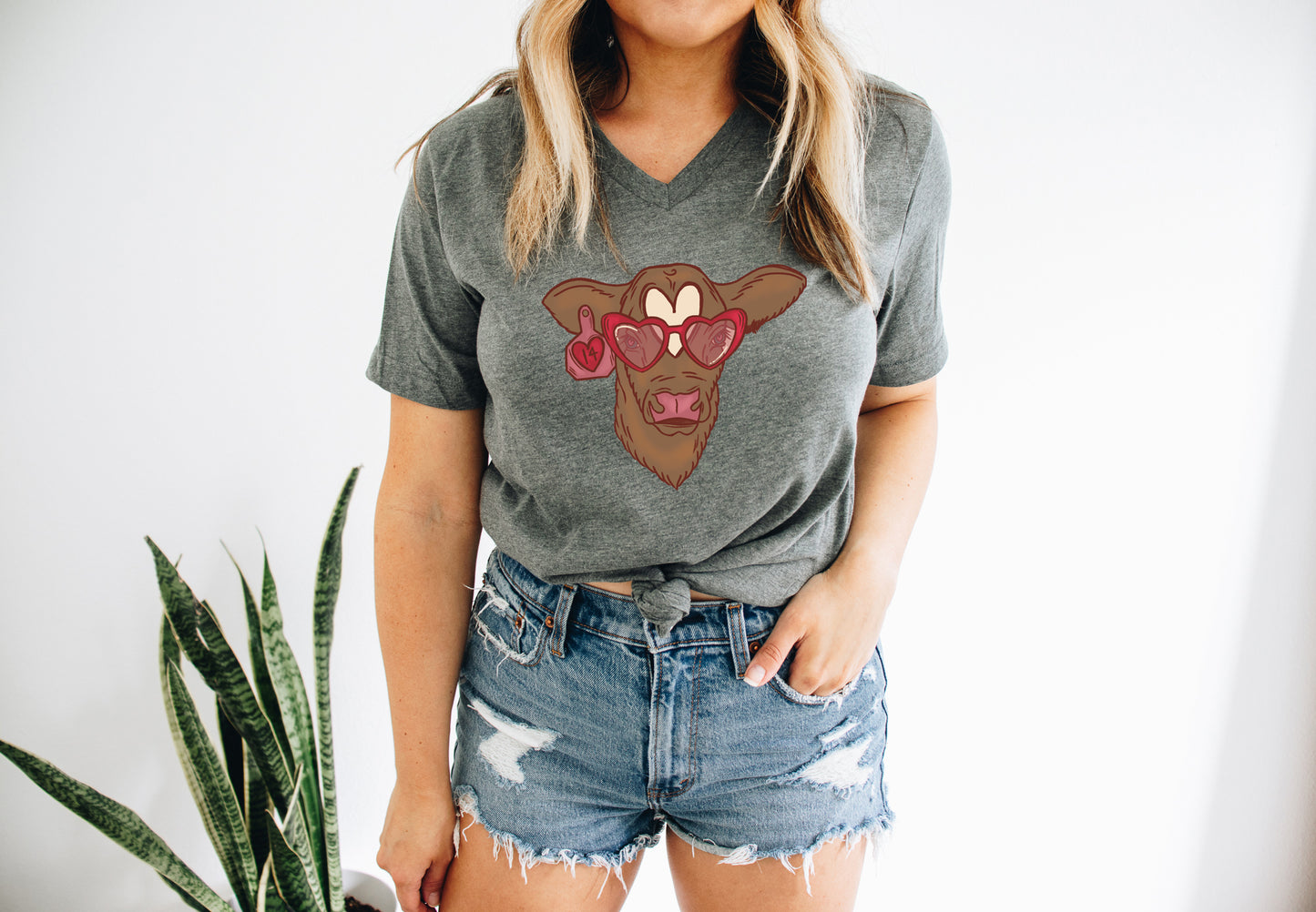 Valentine's Baby - SEMI EXCLUSIVE - Adult V Neck Tee