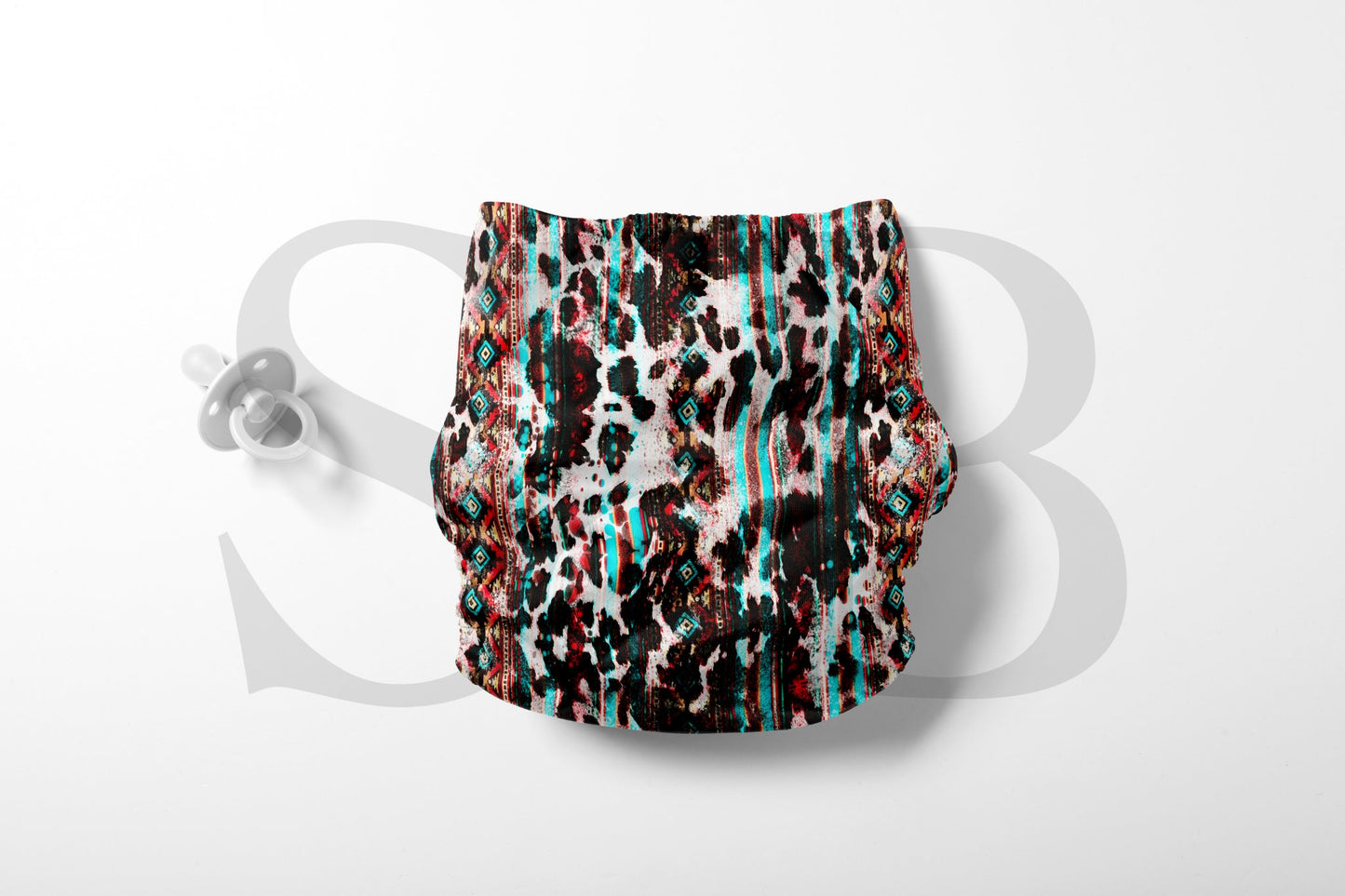 Cowhide + Cyan