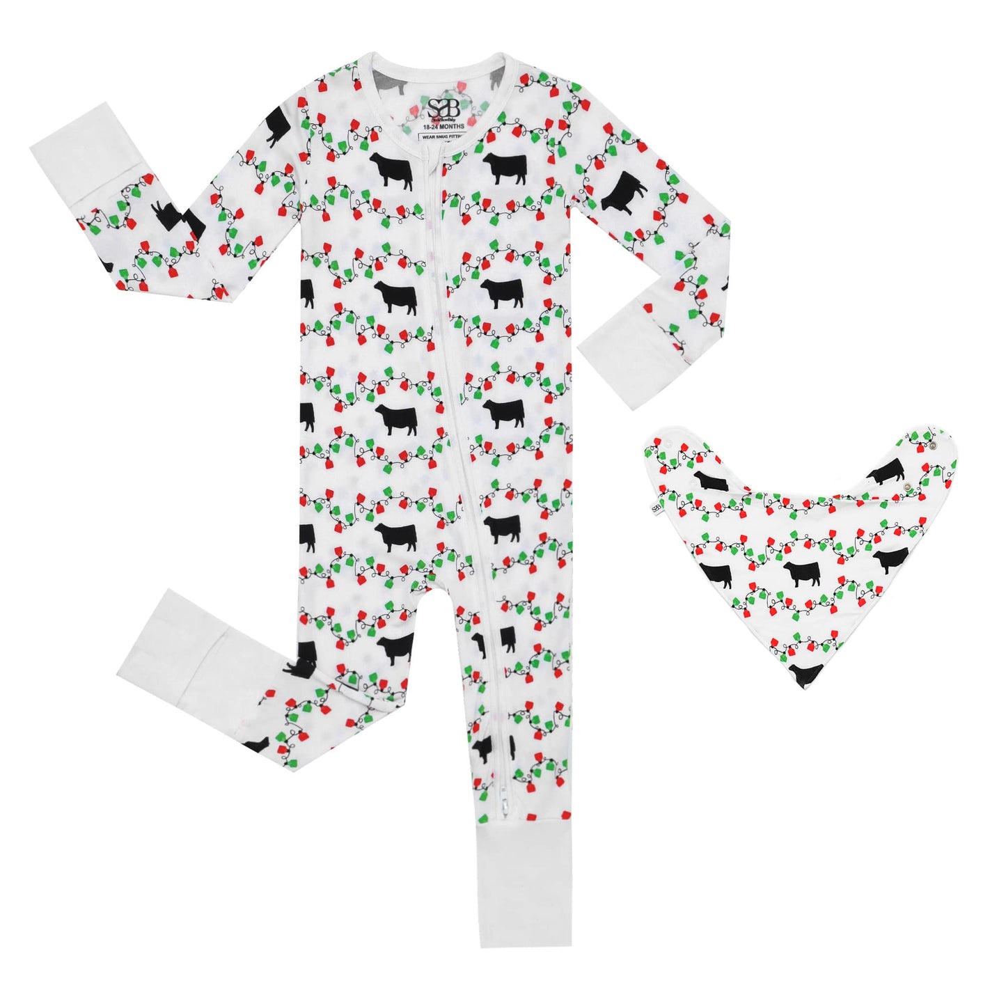 Angus Christmas Zipper Jams