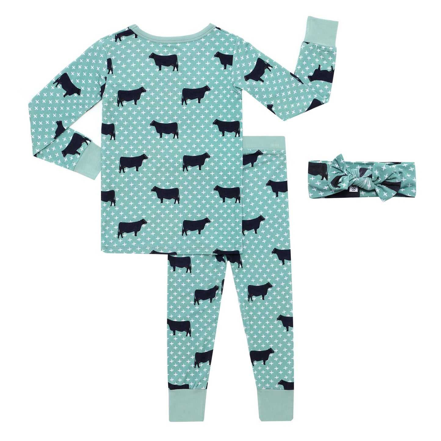 Angus Crossing Two Piece Long PJs