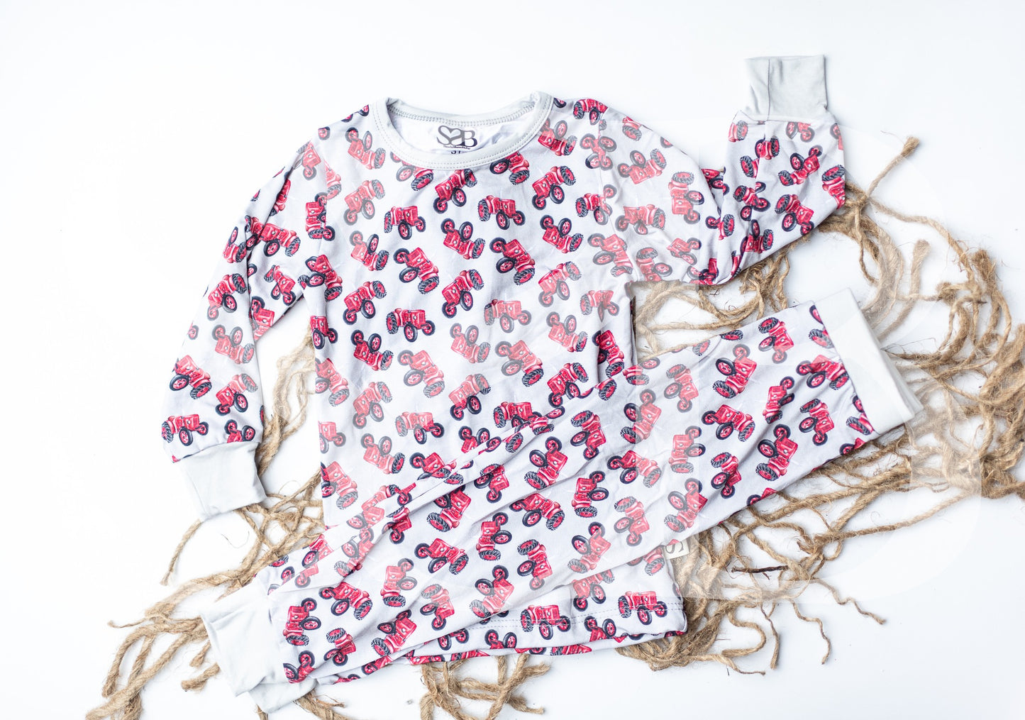 Red Tractors 2-Piece Jammies