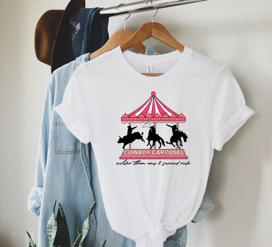 Cowboy Caroousel- Adult Tee