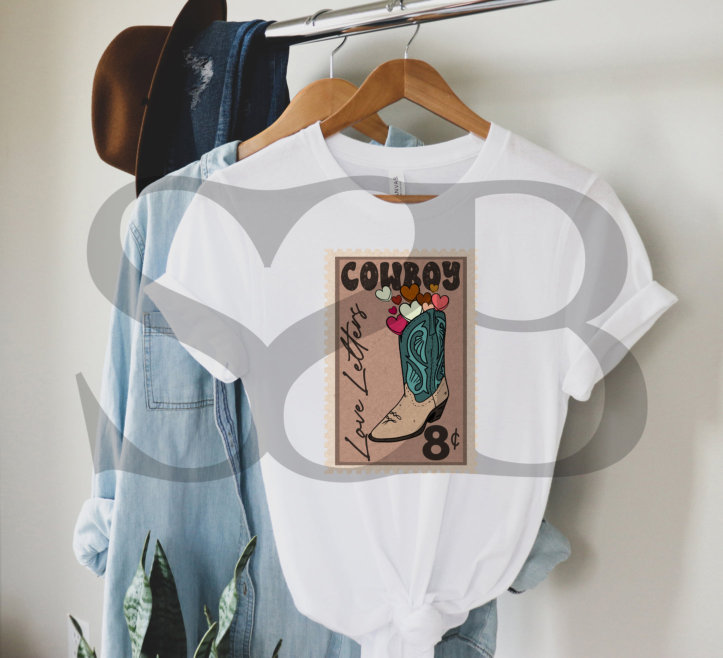 Cowboy Love Letters - Adult Tee