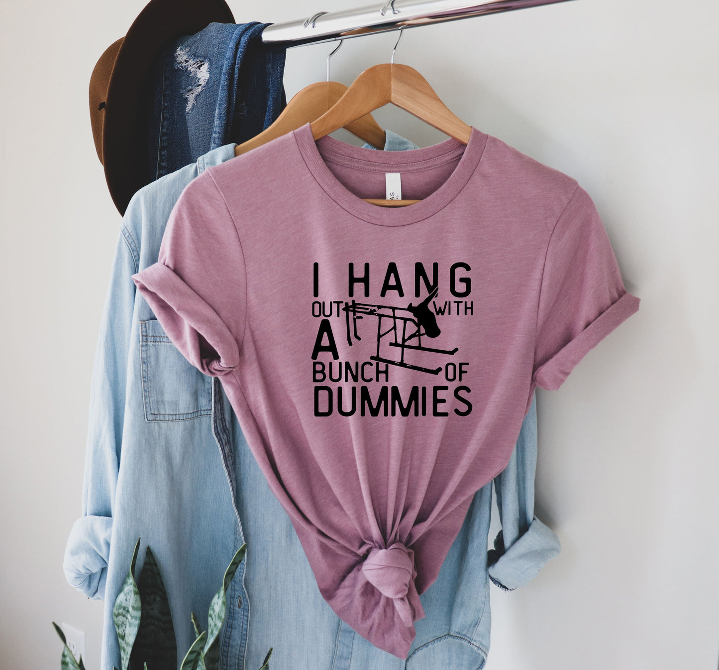 Hangin' with a Bunch of Dummies {Black Graphic} - Adult Tee