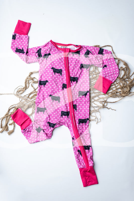 Angus Crossing - Hot Pink Zipper Jams